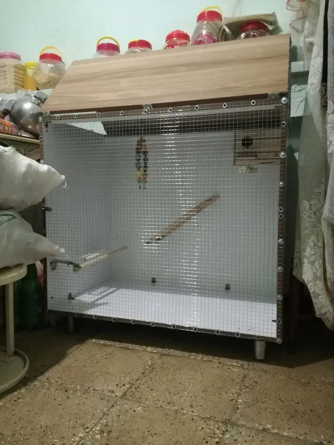 قفس پرنده دستساز زیبا|لوازم جانبی حیوانات|شیراز, ده پیاله|دیوار