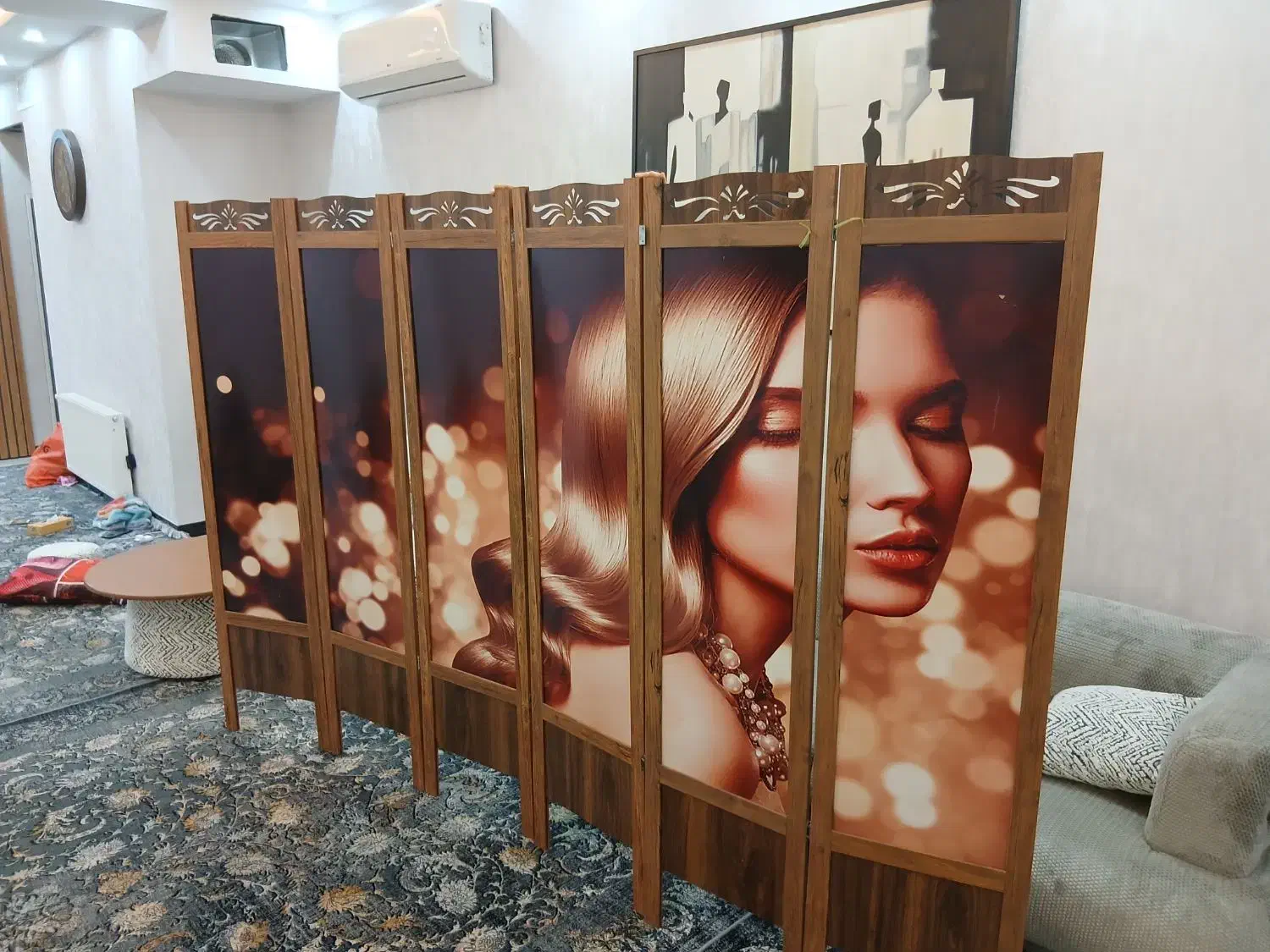 پاراوان آرایشگاه زنانه|صنایع دستی و سایر لوازم تزئینی|رباطکریم, رباطکریم|دیوار