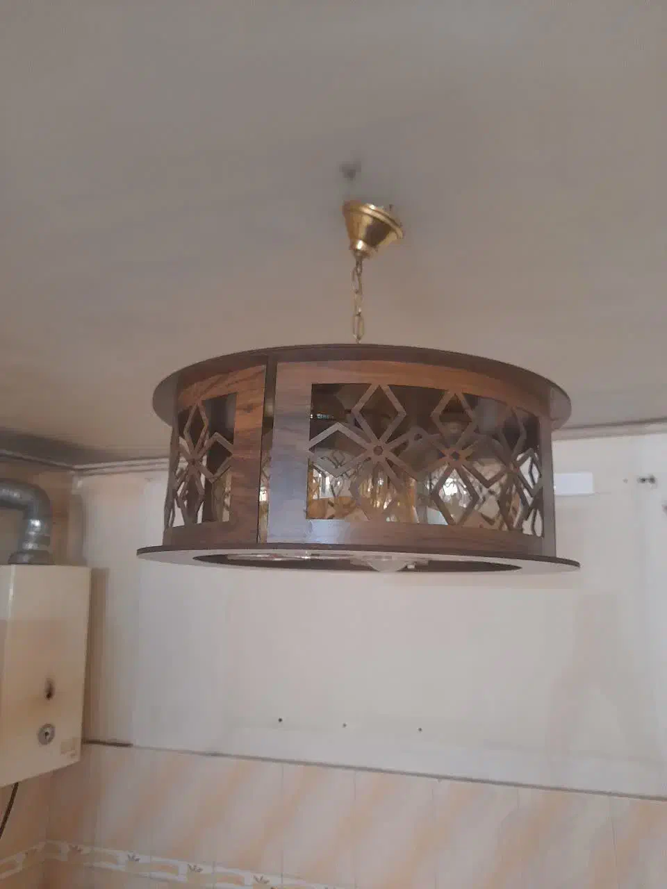 لوستر سالم نو  ع لامپ تمیز|لوستر و چراغ آویز|کرج, خرمدشت|دیوار