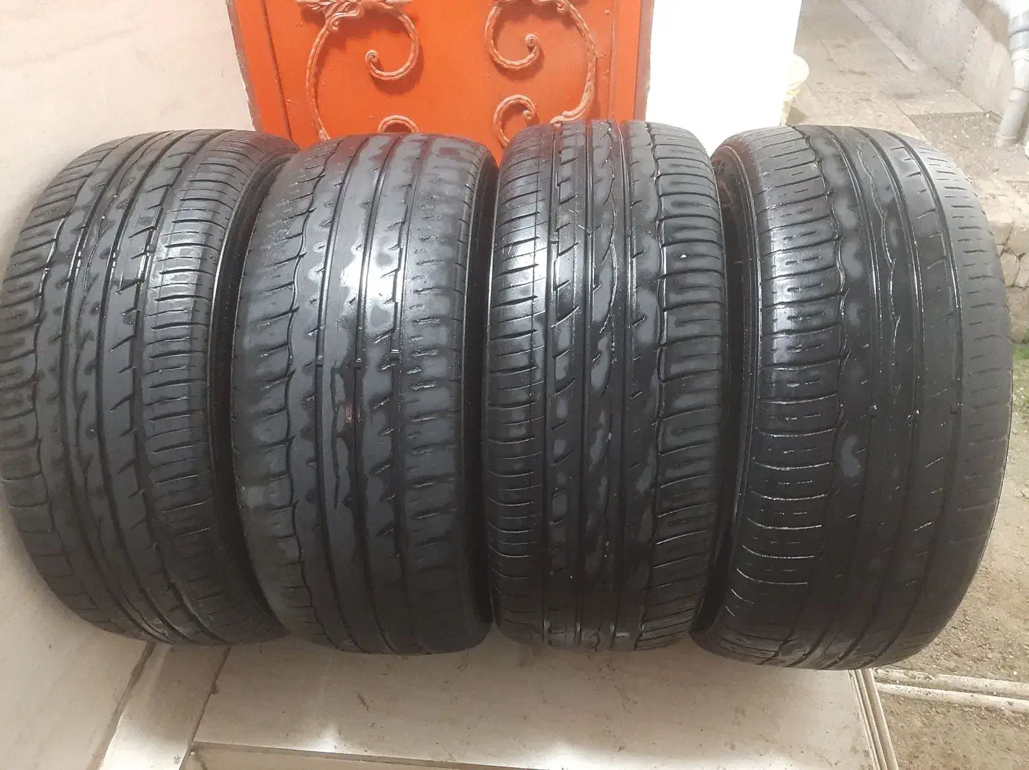 ۴ حلقه لاستیک دسته دوم|قطعات یدکی و لوازم جانبی|لنگرود, |دیوار