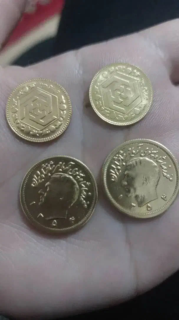 فروش نیم سکه عادی، ۲ تا سکه یک پهلوی|کلکسیون سکه، تمبر، اسکناس|کازرون, |دیوار