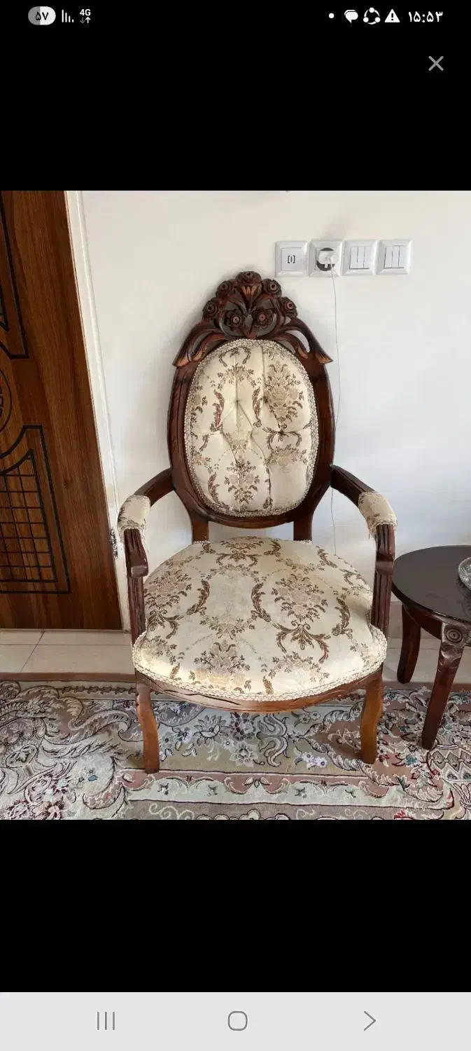 مبلمان سلطنتی فرهی|مبلمان خانگی و میز عسلی|کاشان, طالقانی|دیوار