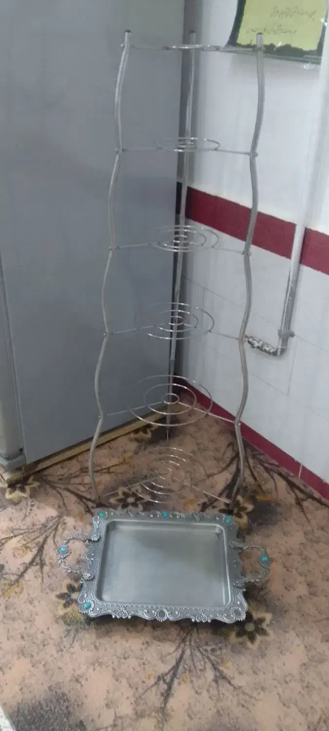 ساعت درحدنو ..پرده جنس عالی سه متری ..گلیم شش|ساعت دیواری و تزئینی|خواف, |دیوار