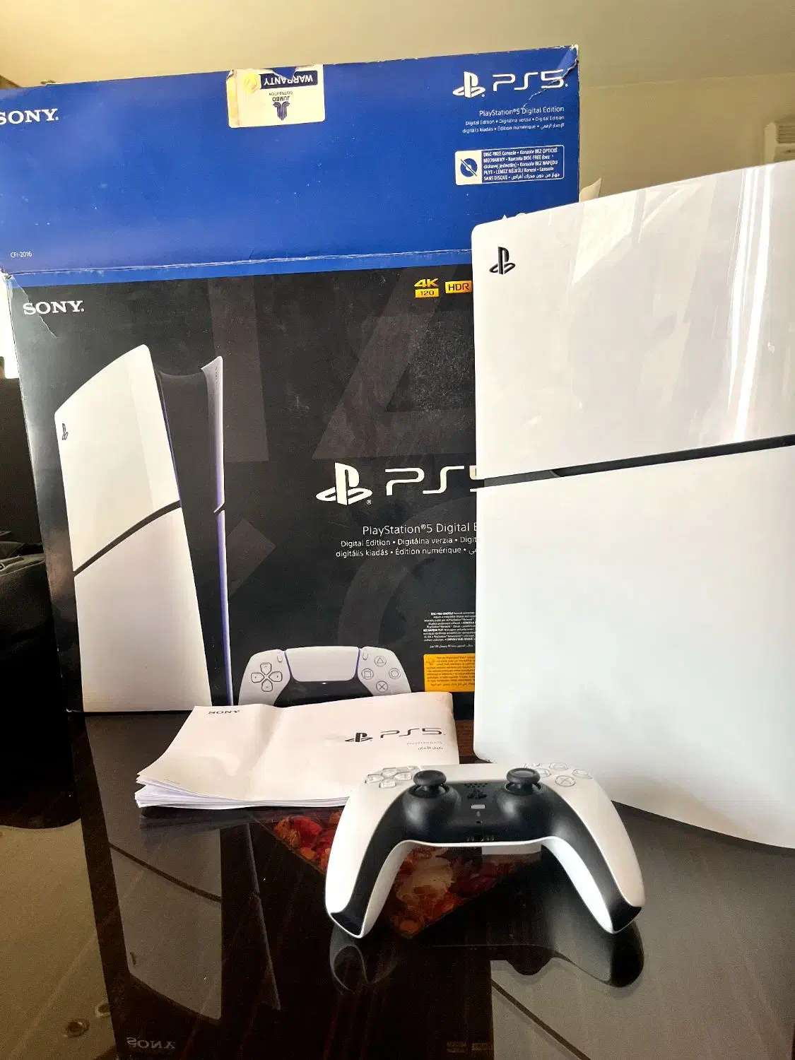 ps5 slim پلی استیشن ۵  اسلیم خانگی نو تمیز|کنسول، بازی ویدئویی و آنلاین|کرمانشاه, |دیوار