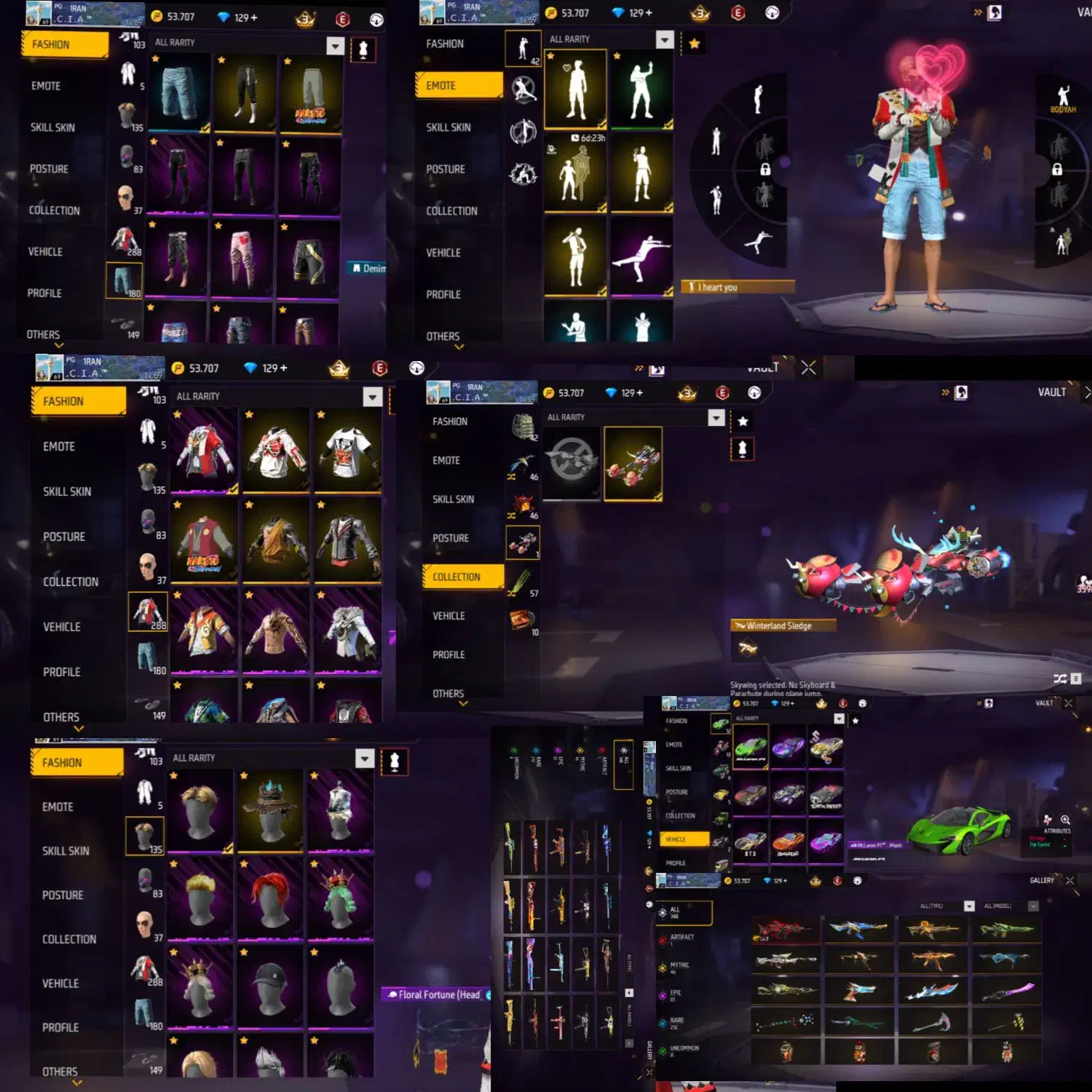 اکانت فری فایر|کنسول، بازی ویدئویی و آنلاین|میناب, |دیوار