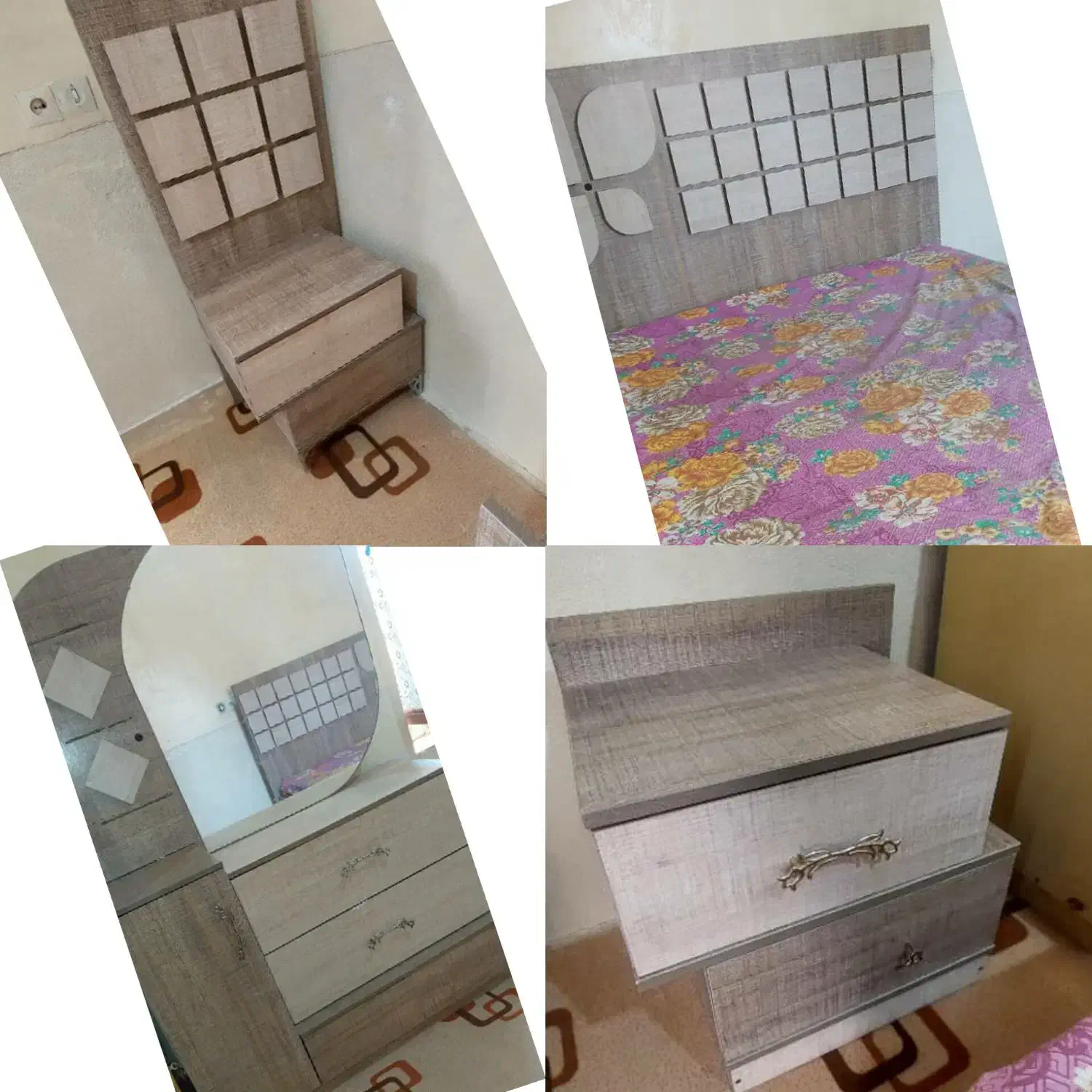 سرویس خواب زیبا|تخت و سرویس خواب|دهدشت, |دیوار