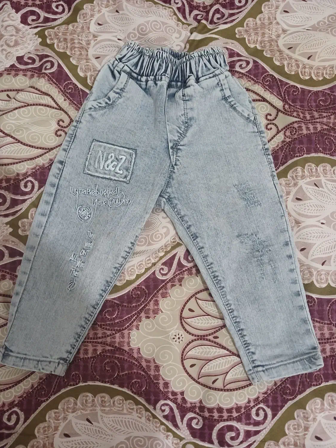 بیلر جین بچگانه درحدنونو|کفش و لباس بچه|سمنان, |دیوار