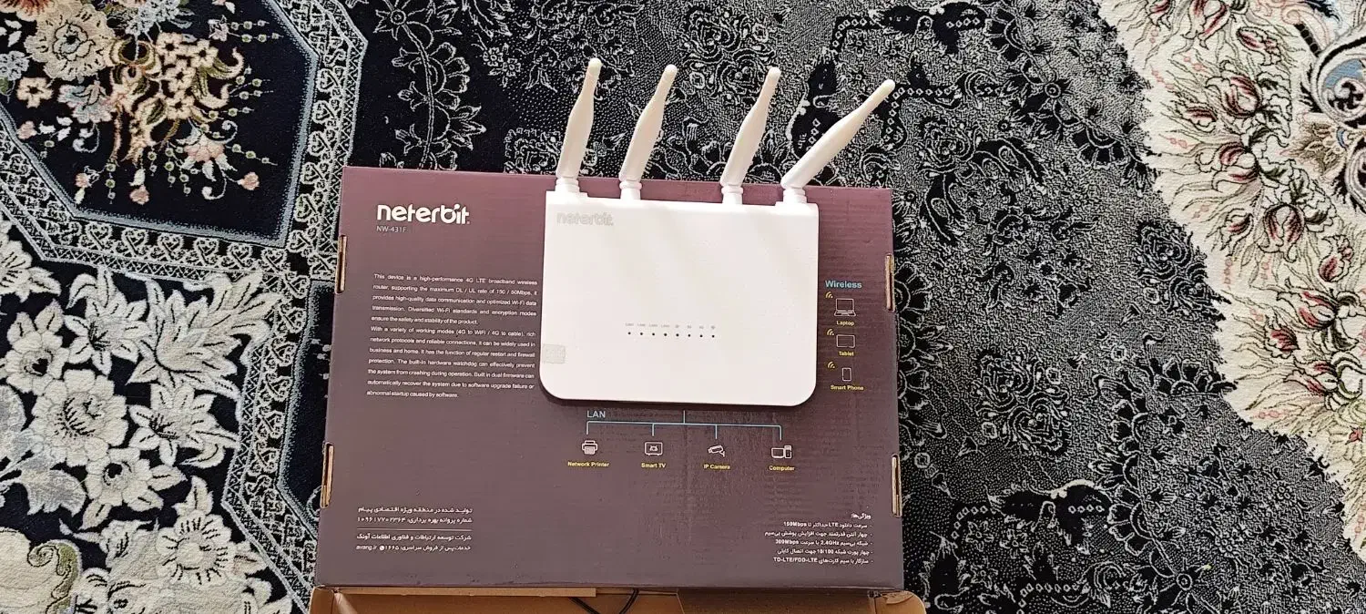 مودم 4G LTE نتربیت NW-431F|مودم و تجهیزات شبکه|شاهین‌شهر, طالقانی|دیوار