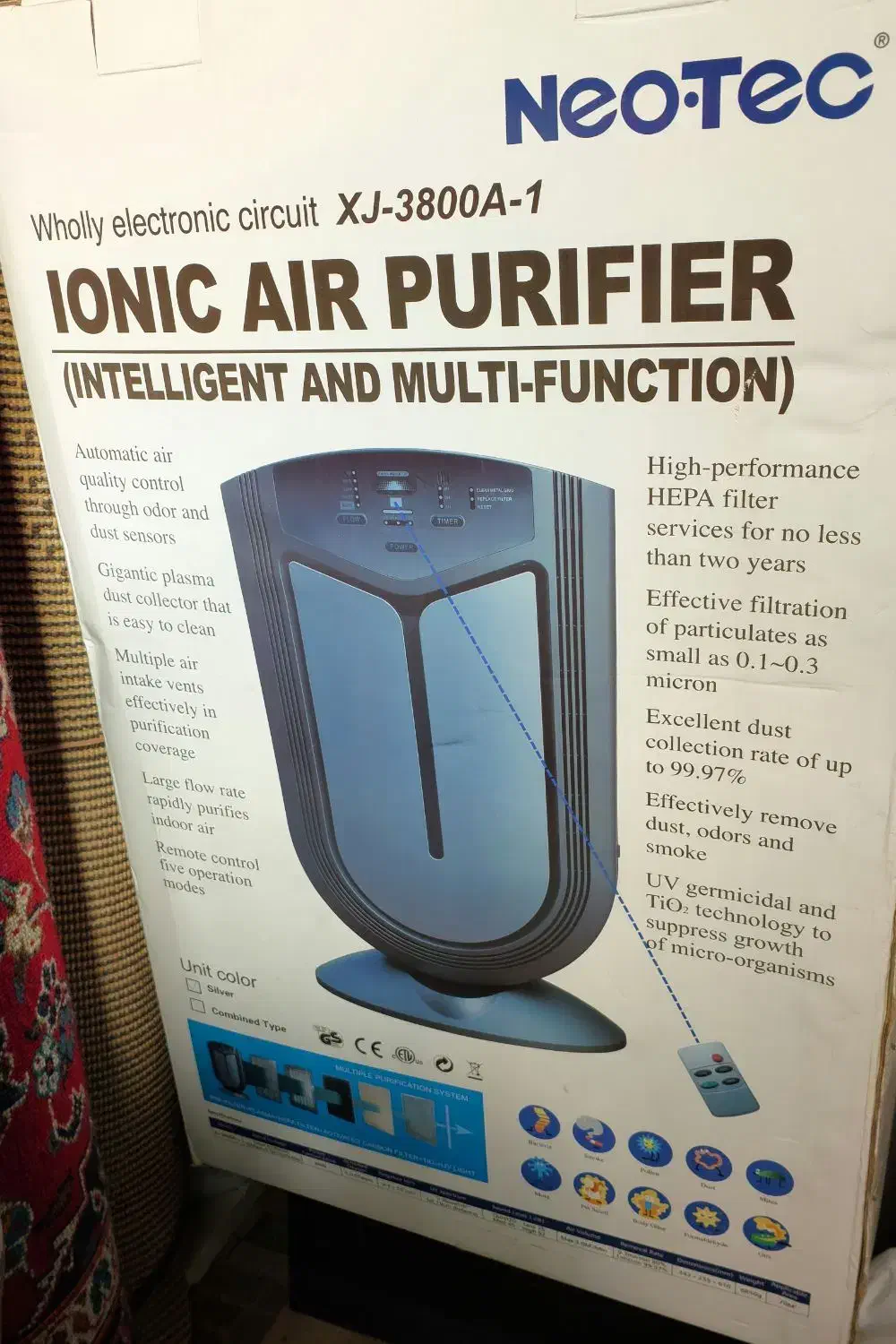 دستگاه تهویه هوا|پنکه و تصفیهکنندهٔ هوا|اسلامشهر, شهرک مفیدی|دیوار