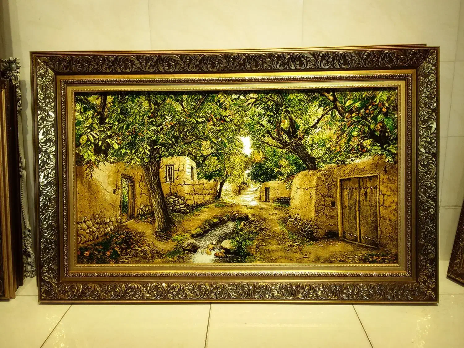 تابلو فرش باغ گردو سایز بزرگ بااقساط ۳ماهه|تابلو فرش|تهران, علم و صنعت|دیوار