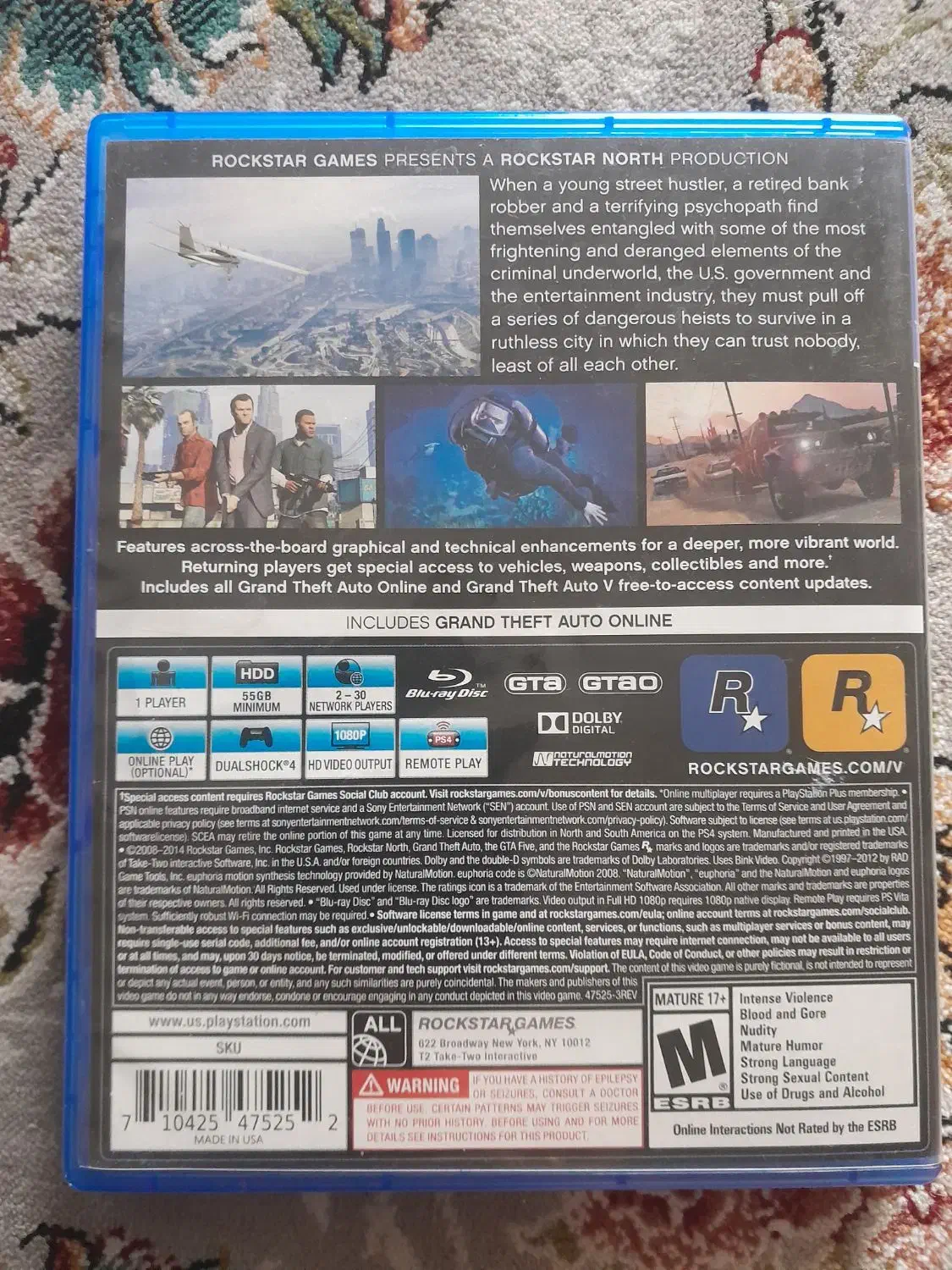 gta v ps4|کنسول، بازی ویدئویی و آنلاین|اصفهان, لاله|دیوار