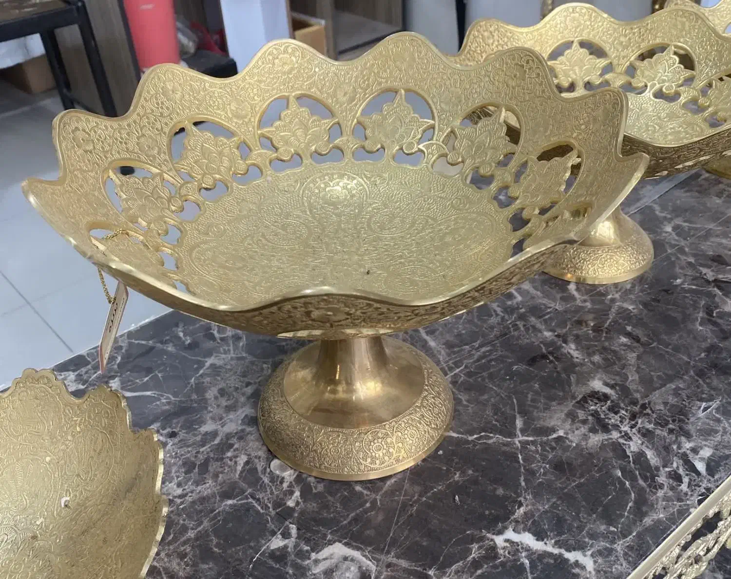 میوه خوری برنز میوه خوری هندی|ظروف سرو و پذیرایی|قم, چهل درخت|دیوار