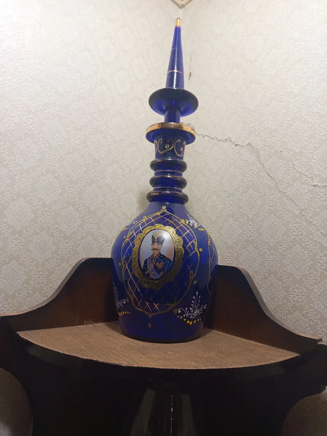 تنگ نیزه ای شاه عباسی طلا کوب|کلکسیون اشیاء عتیقه|ابهر, |دیوار