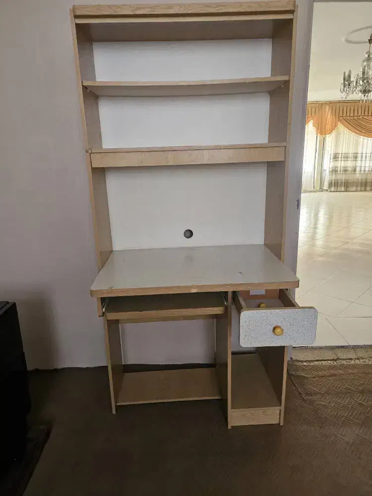 میز کامپیوتر همراه کتابخانه|میز تحریر و کامپیوتر|گلپایگان, |دیوار