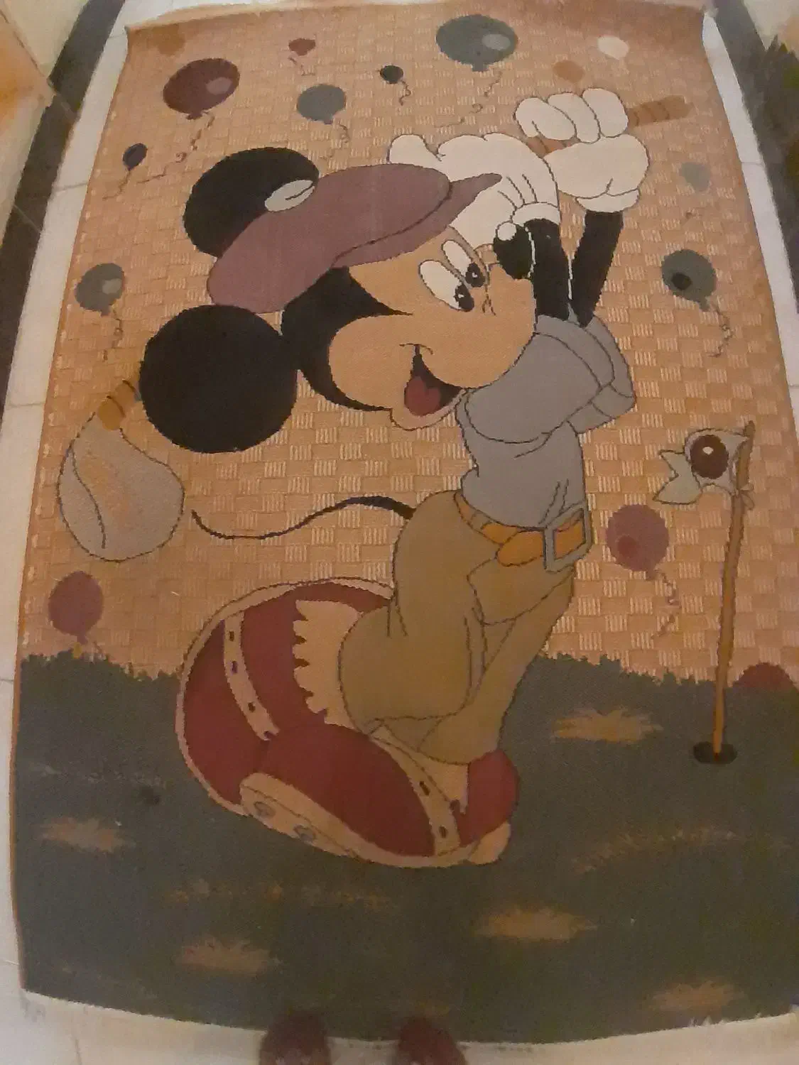 گلیم فرش ۱،۱،۵‌|گلیم، جاجیم، گبه|کرمانشاه, |دیوار