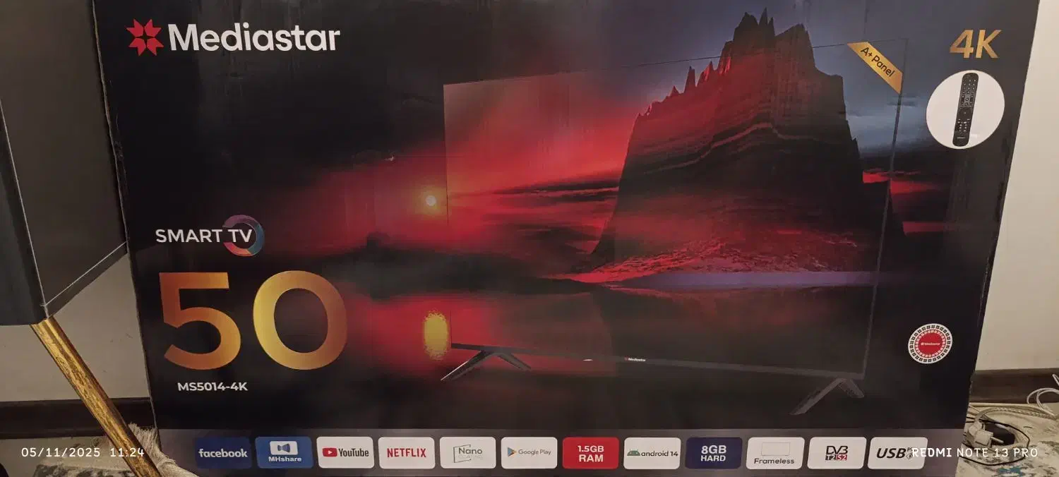 تلویزیون ال ای دی مدیا استار۵۰اینچ|تلویزیون و پروژکتور|بندرعباس, |دیوار