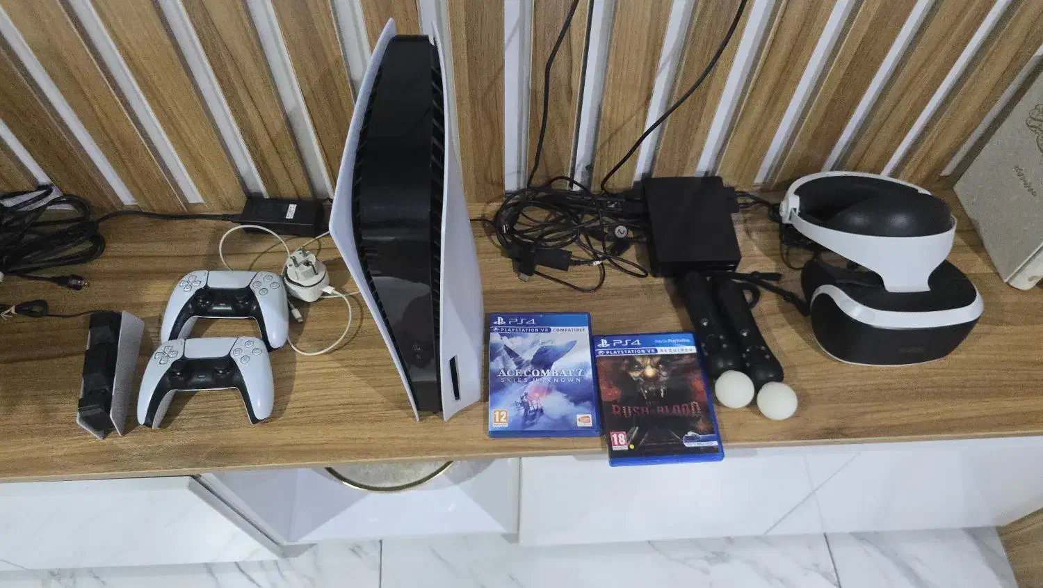 ps5 نو ریجن اروپا / دیسک خور / فول لوازم vr|کنسول، بازی ویدئویی و آنلاین|گلستان (تهران), |دیوار
