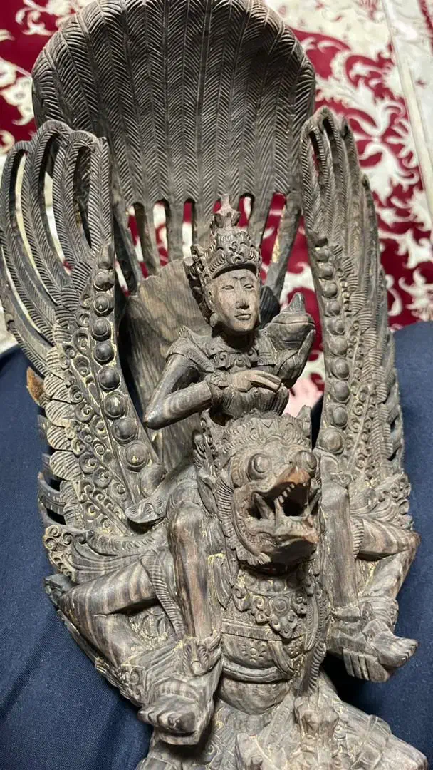 مجسمه آنتیک چوب ابنوس|کلکسیون اشیاء عتیقه|ری, ولی آباد|دیوار