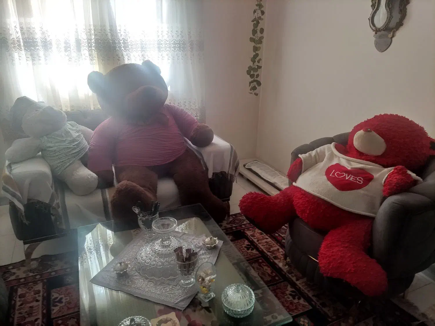 ۳ عدد عروسک خرس بزرگ که یکیش خیلی بزرگه|اسباب‌‌بازی|پردیس, فاز ۱۱|دیوار