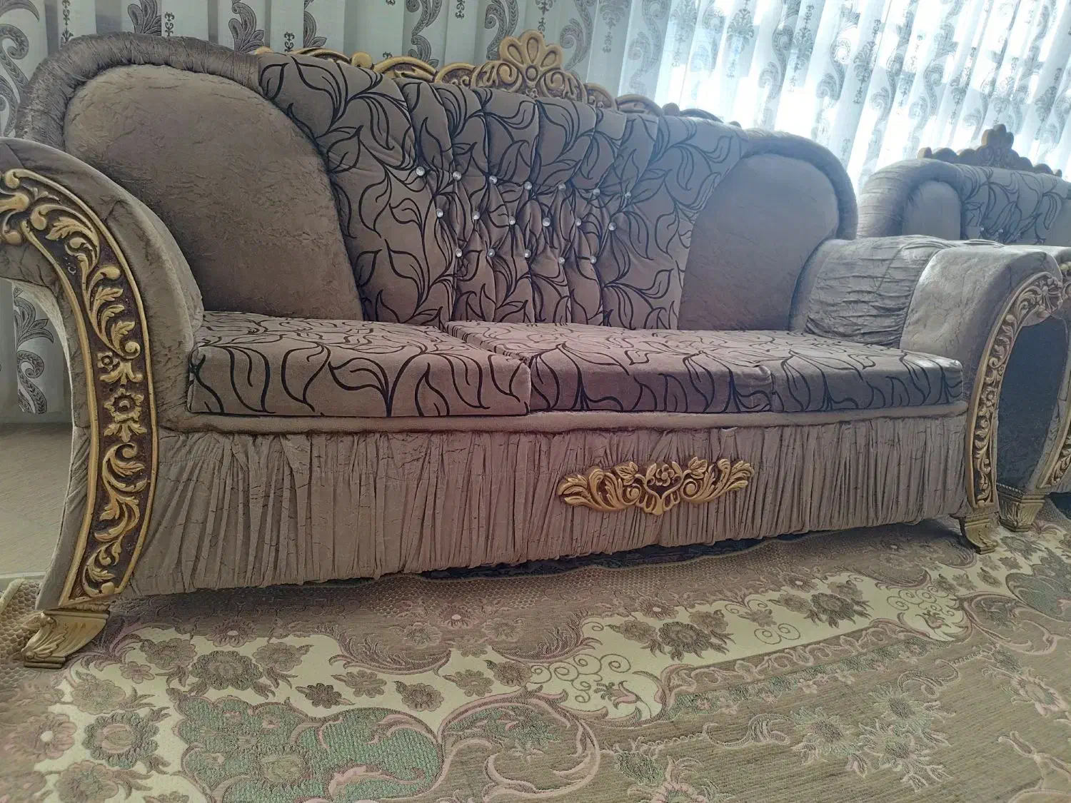 مبل ۷نفره|مبلمان خانگی و میز عسلی|گناباد, |دیوار