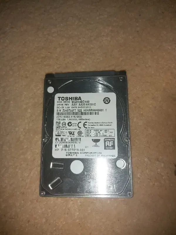 فروش هارد یک ترابایت توشیبا فوری|قطعات و لوازم جانبی رایانه|بوشهر, |دیوار