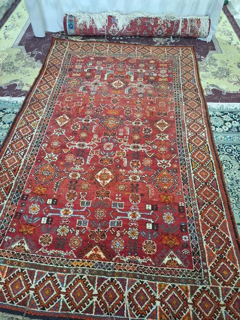 فرش دست بافت قدیمی|فرش|شیراز, حومه شیراز|دیوار