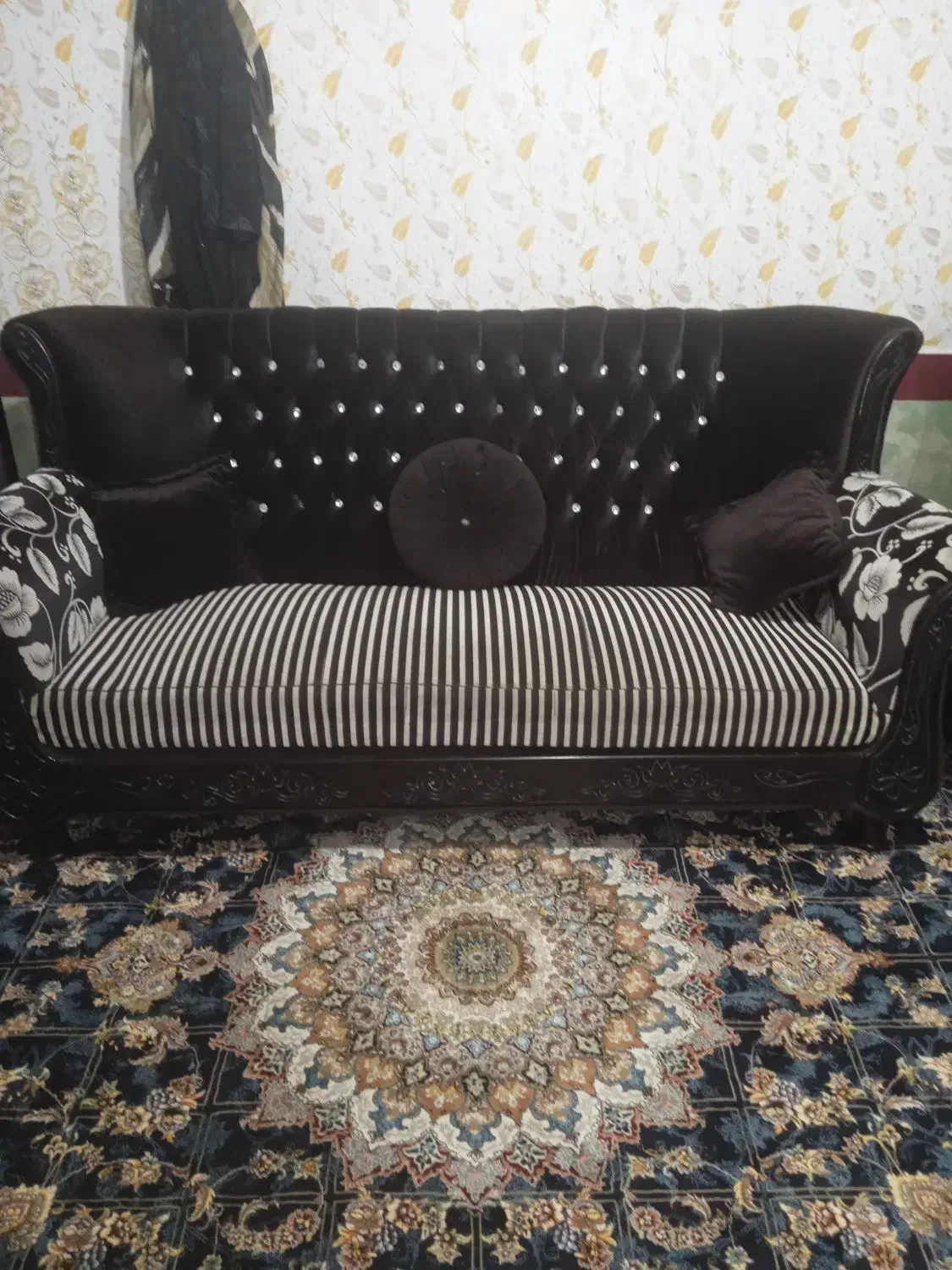 مبل هفت نفره مخمر|مبلمان خانگی و میز عسلی|میاندوآب, |دیوار