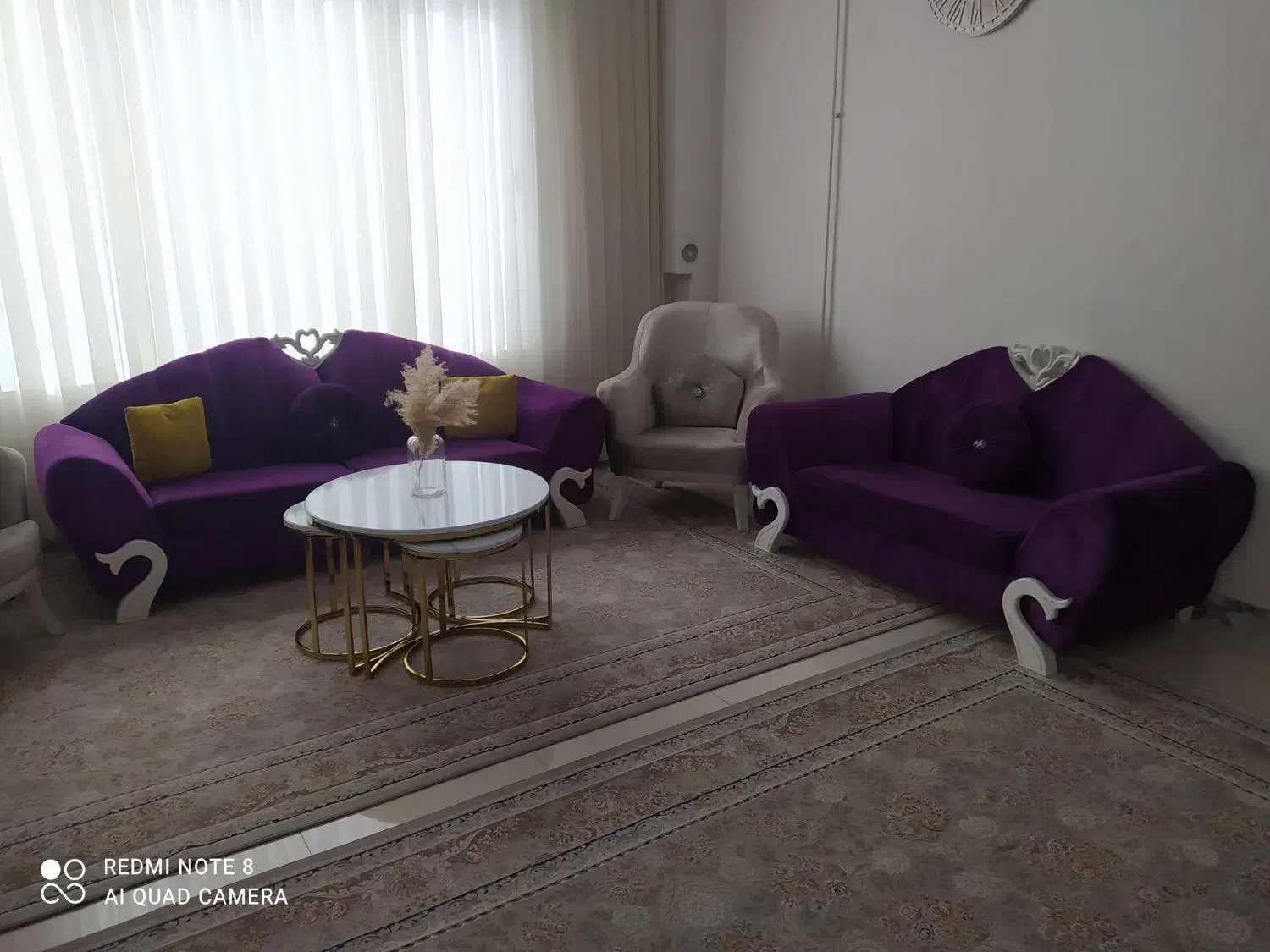 مبلمان و عسلی|مبلمان خانگی و میز عسلی|دهگلان, |دیوار