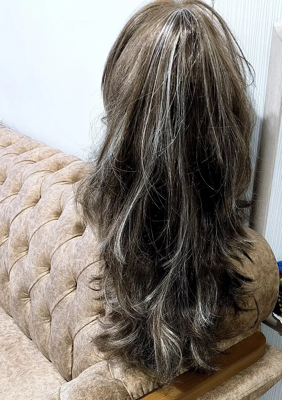 کلاه گیس طبیعی بلند|آرایشی، بهداشتی، درمانی|بروجن, |دیوار