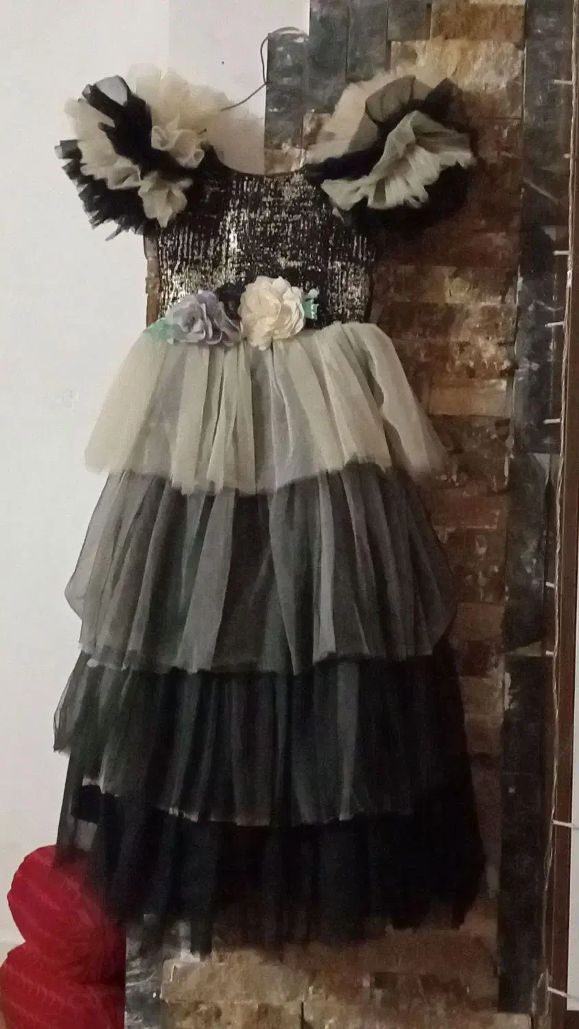 پیراهن دخترانه مجلسی|کفش و لباس بچه|خنداب, |دیوار