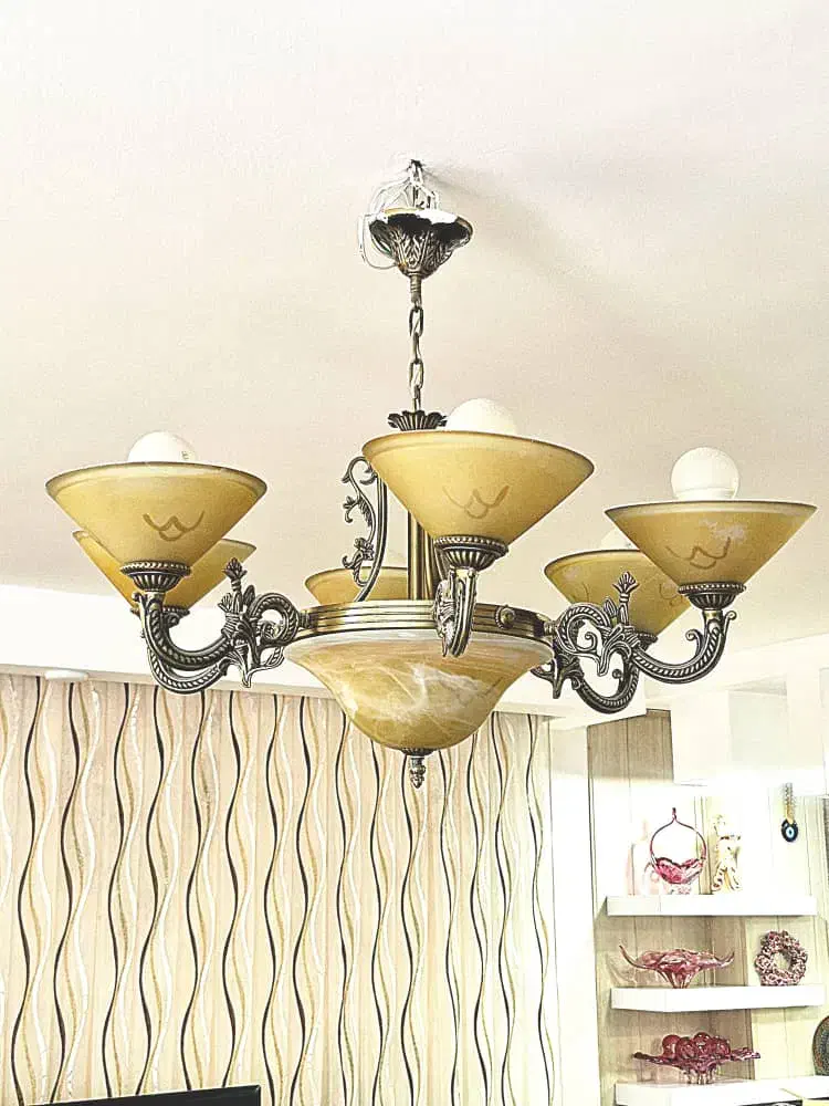 لوستر|لوستر و چراغ آویز|اصفهان, جلالیه|دیوار