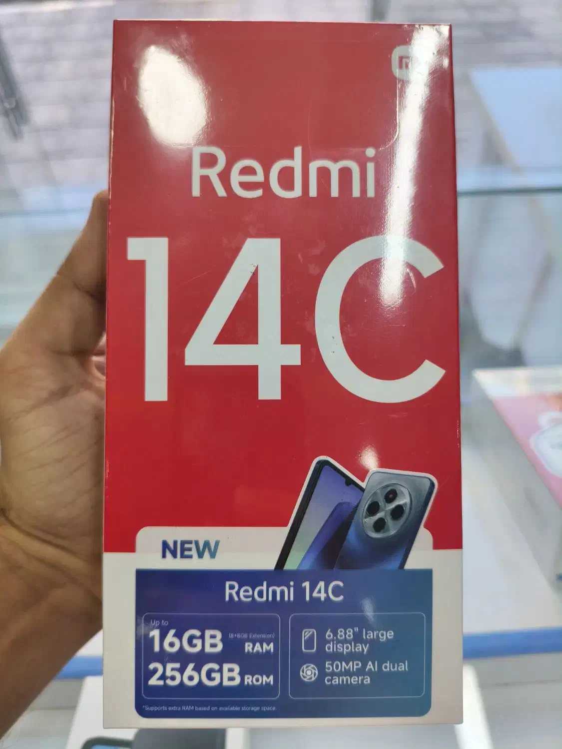 شیائومی Redmi 14C حافظه 256 رم 8 پلمپ رنگ مشکی|موبایل|بیرجند, |دیوار