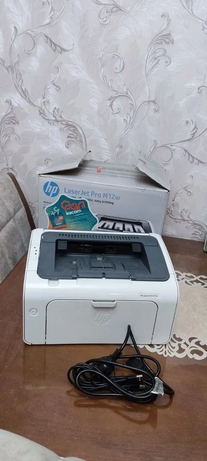 printer hp laserjet pro m12w|پرینتر، اسکنر، کپی، فکس|قزوین, |دیوار