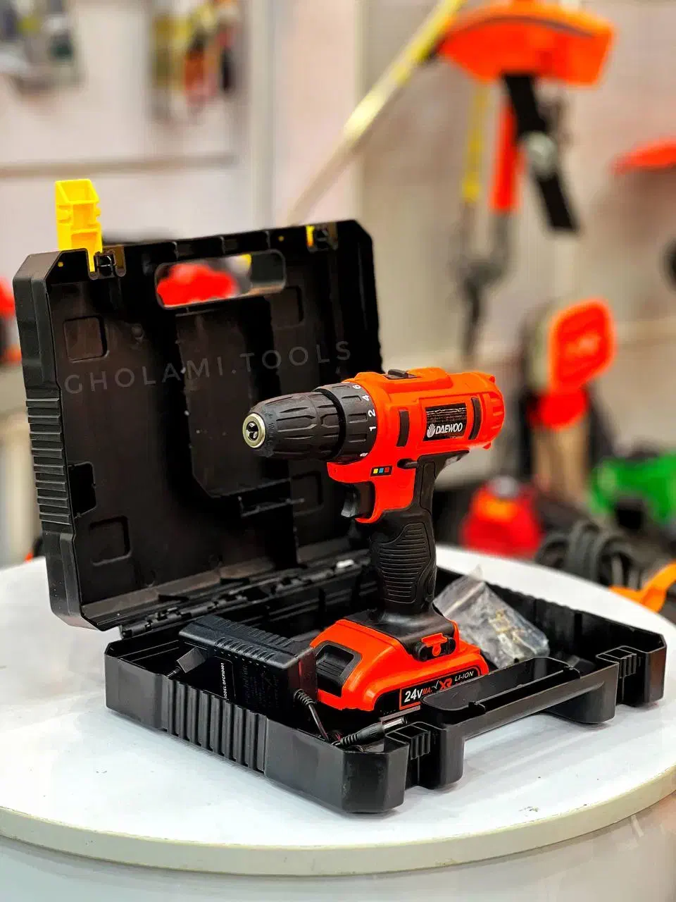 موتور دریل شارژی دوو بتن کن اینورتر کارچر برق راش|ابزارآلات|رشت, بلوار گیلان|دیوار