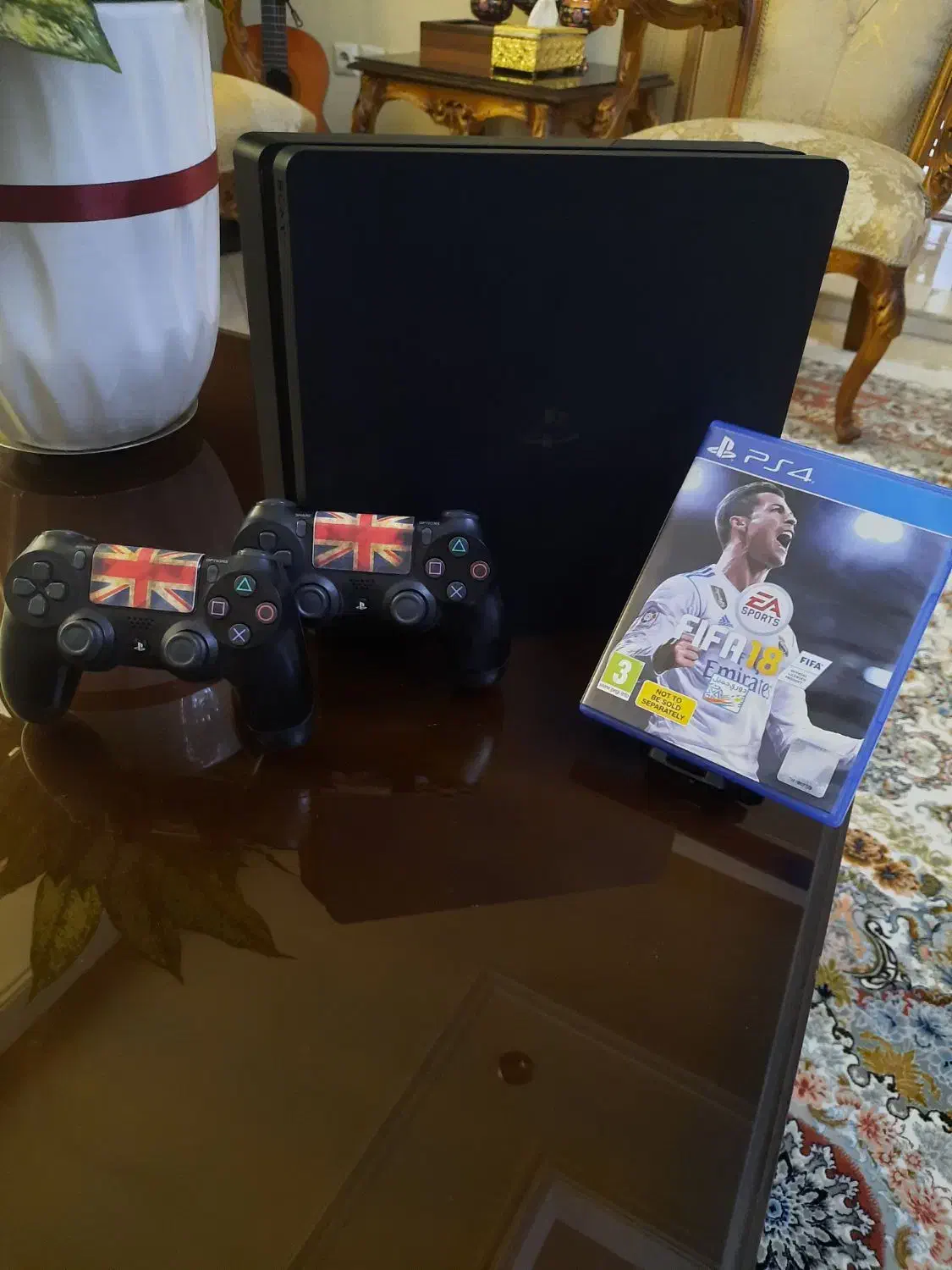 ps4 اسلیم ۱ ترابایت دو دسته|کنسول، بازی ویدئویی و آنلاین|قزوین, |دیوار