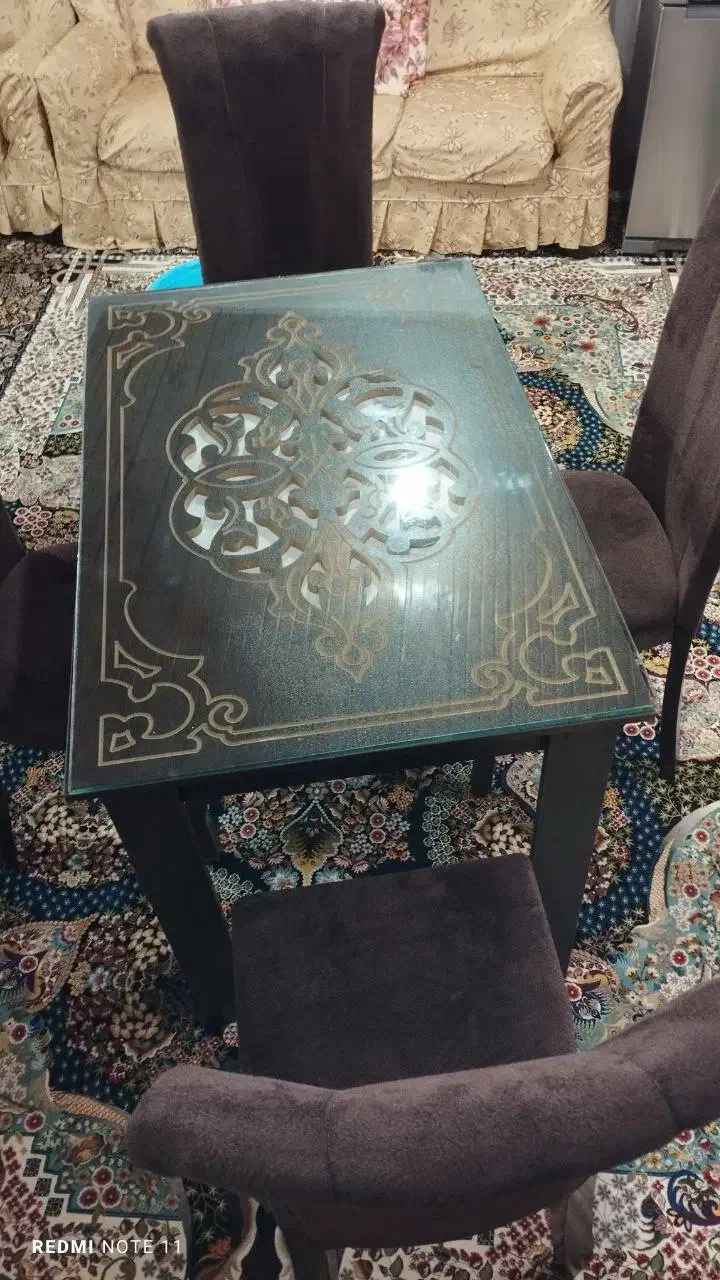 میز ناهار خوری|میز و صندلی غذاخوری|تالش, هشتپر|دیوار