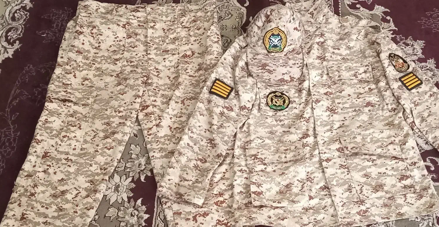 ست کامل لباس خدمت ارتش نیرو زمینی|لباس|لولمان, |دیوار