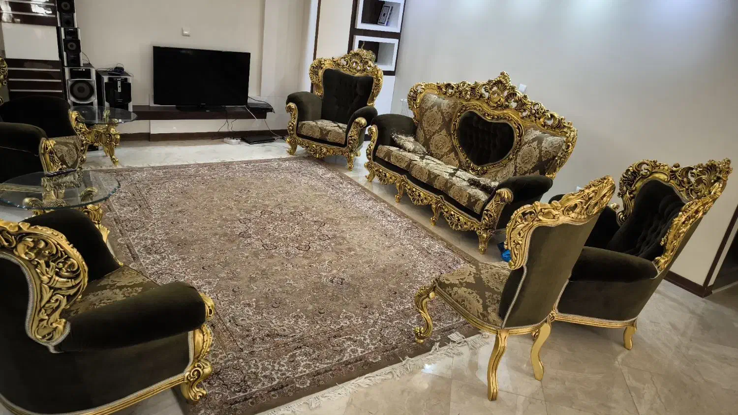 سرویس کامل مبل/ناهارخوری/ویترین|مبلمان خانگی و میز عسلی|اصفهان, دستگرده|دیوار