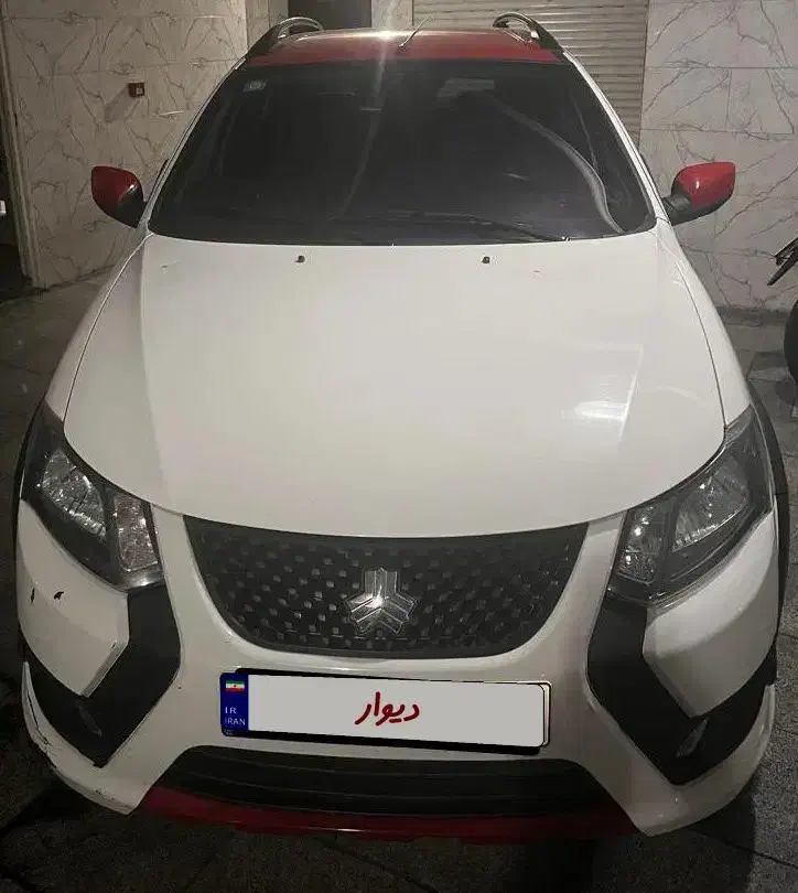 کوییک GXR-L 1403 سفید-قرمز|خودرو سواری و وانت|تهران, دولاب|دیوار