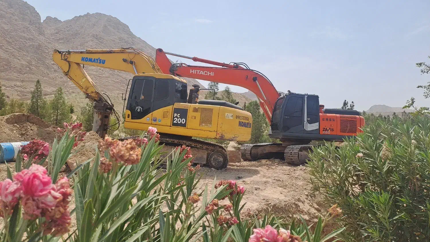 اجاره بیل مکانیکی .مینی بیل .پیکور|خدمات حمل و نقل|قم, زنبیل آباد|دیوار