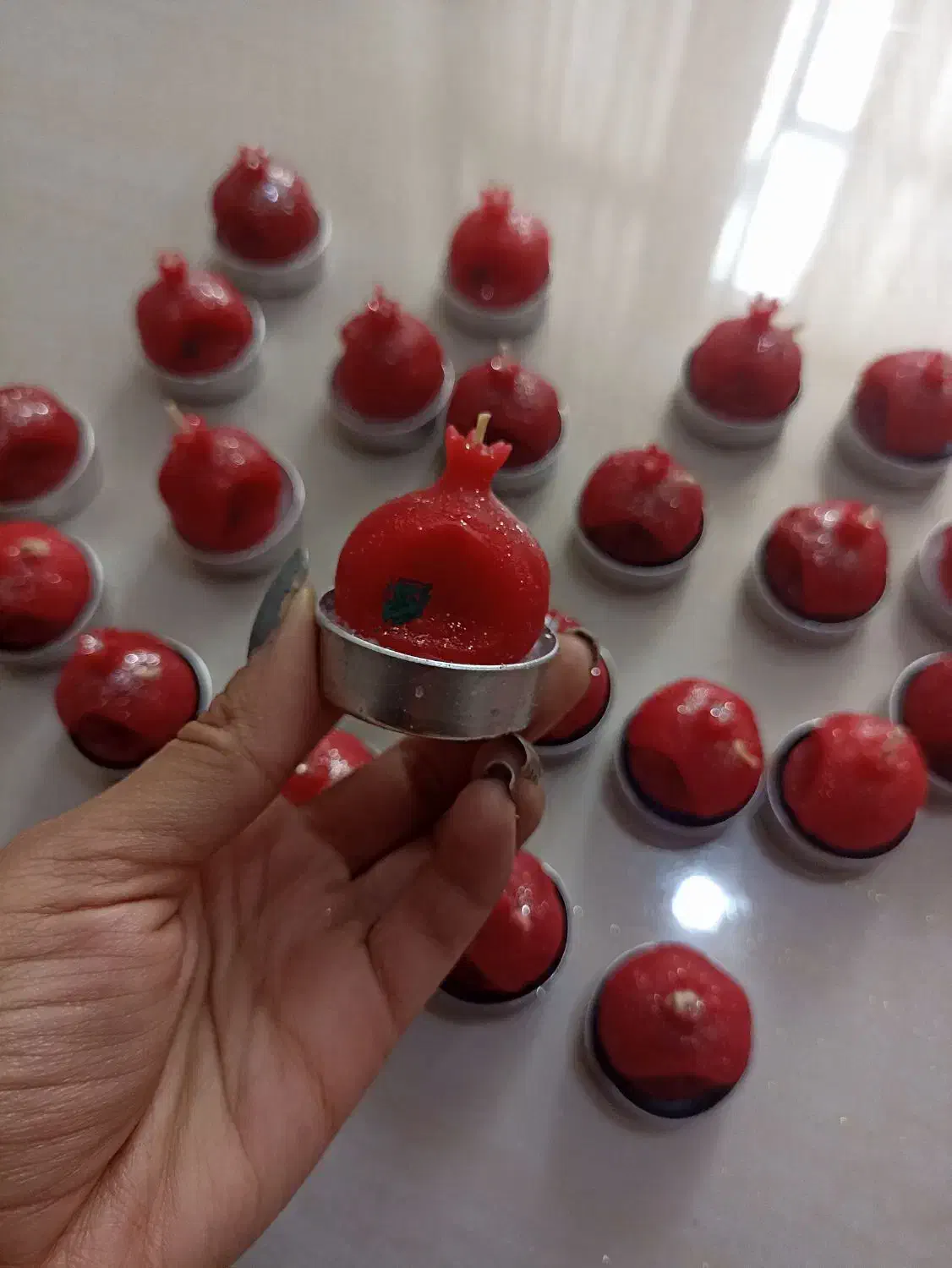 شمع انار و خرس|صنایع دستی و سایر لوازم تزئینی|اصفهان, شاهد|دیوار