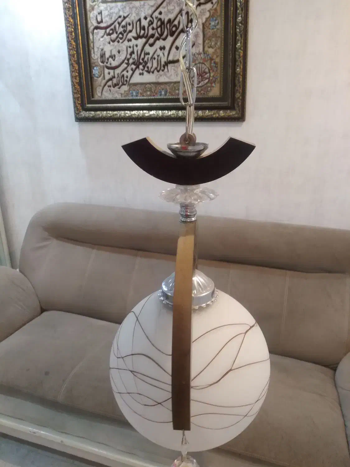 لوستر مدل ماه|لوستر و چراغ آویز|تهران, نارمک|دیوار