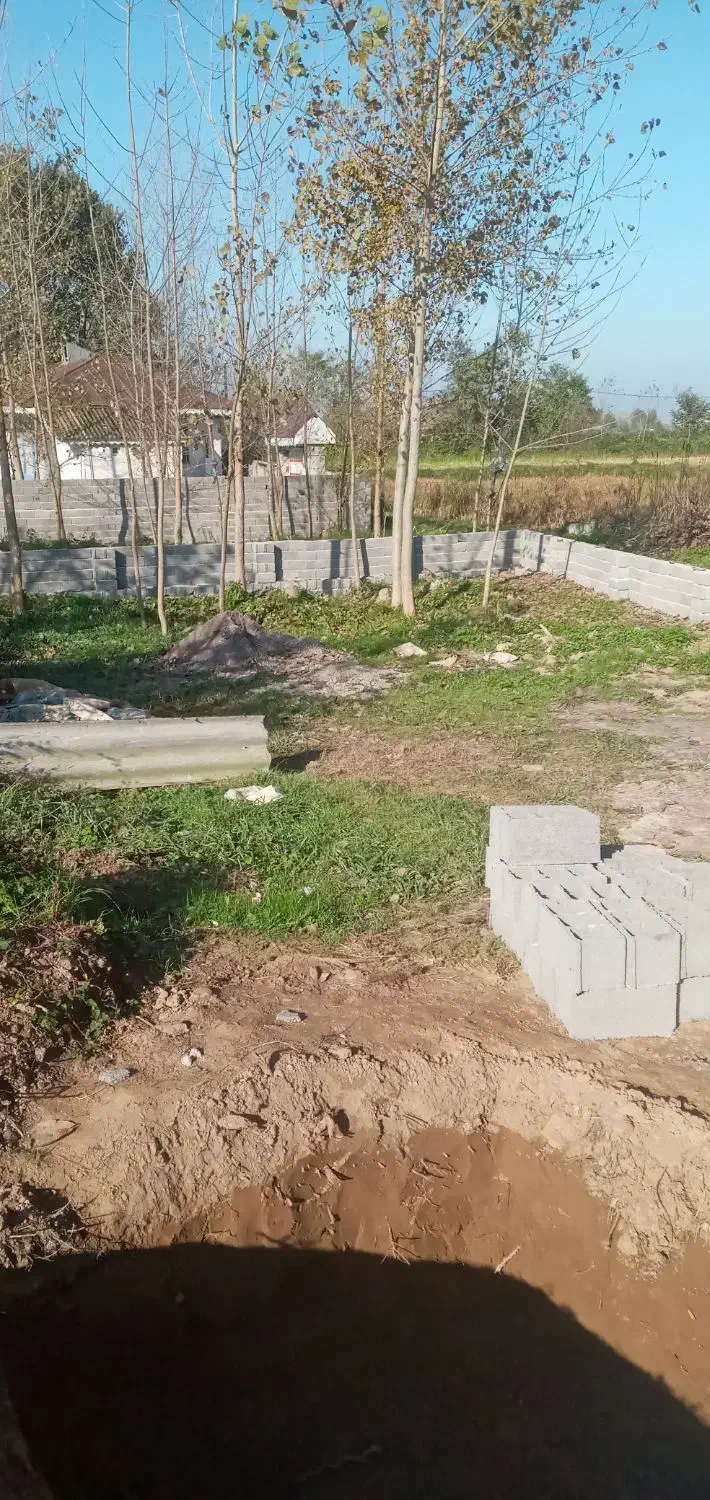 زمین مسکونی بنایی نمیکاره کل زمین ۱۸۳۰متر|فروش زمین و ملک کلنگی|رشت, حومه رشت|دیوار