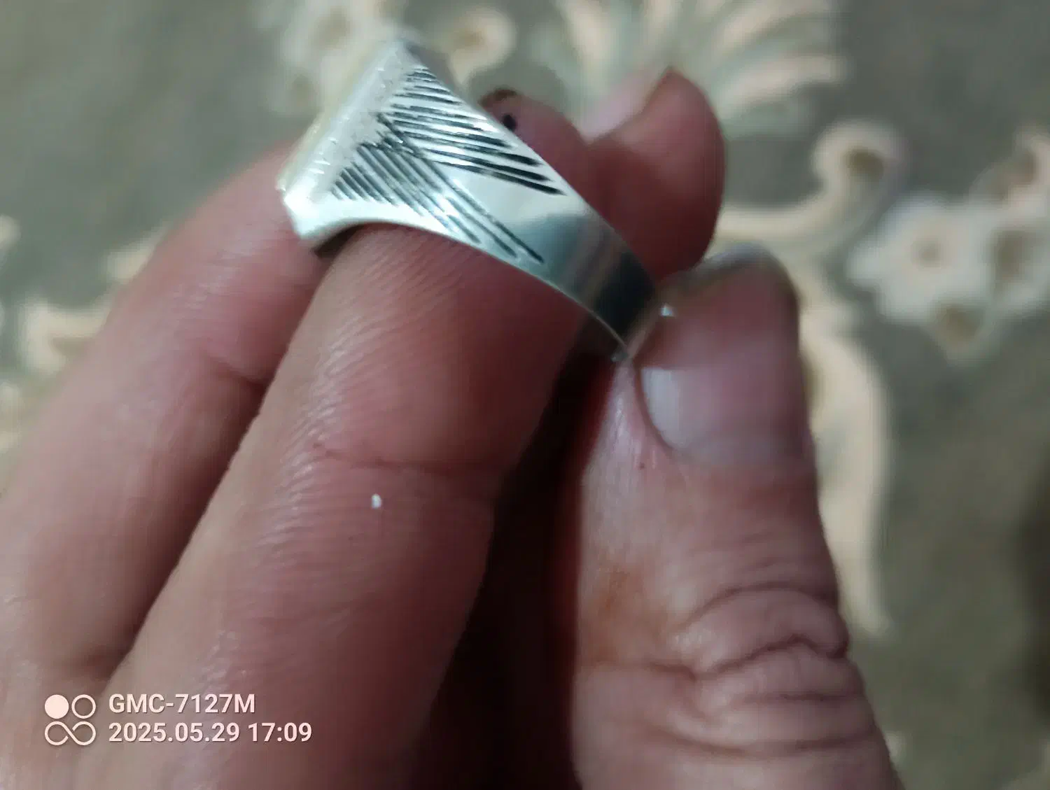 انگشتر نقره حرز امام جواد(ع)|جواهرات|صفادشت, |دیوار