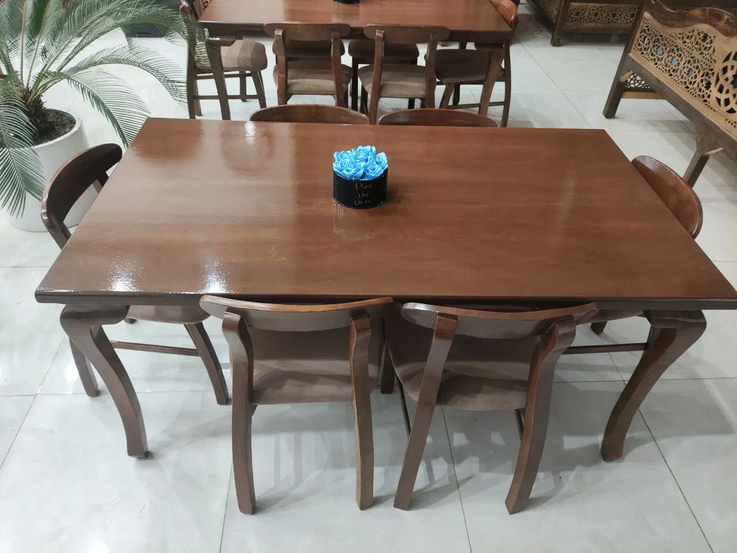 میز غذا خوری ۶ نفره|میز و صندلی غذاخوری|قروه, |دیوار