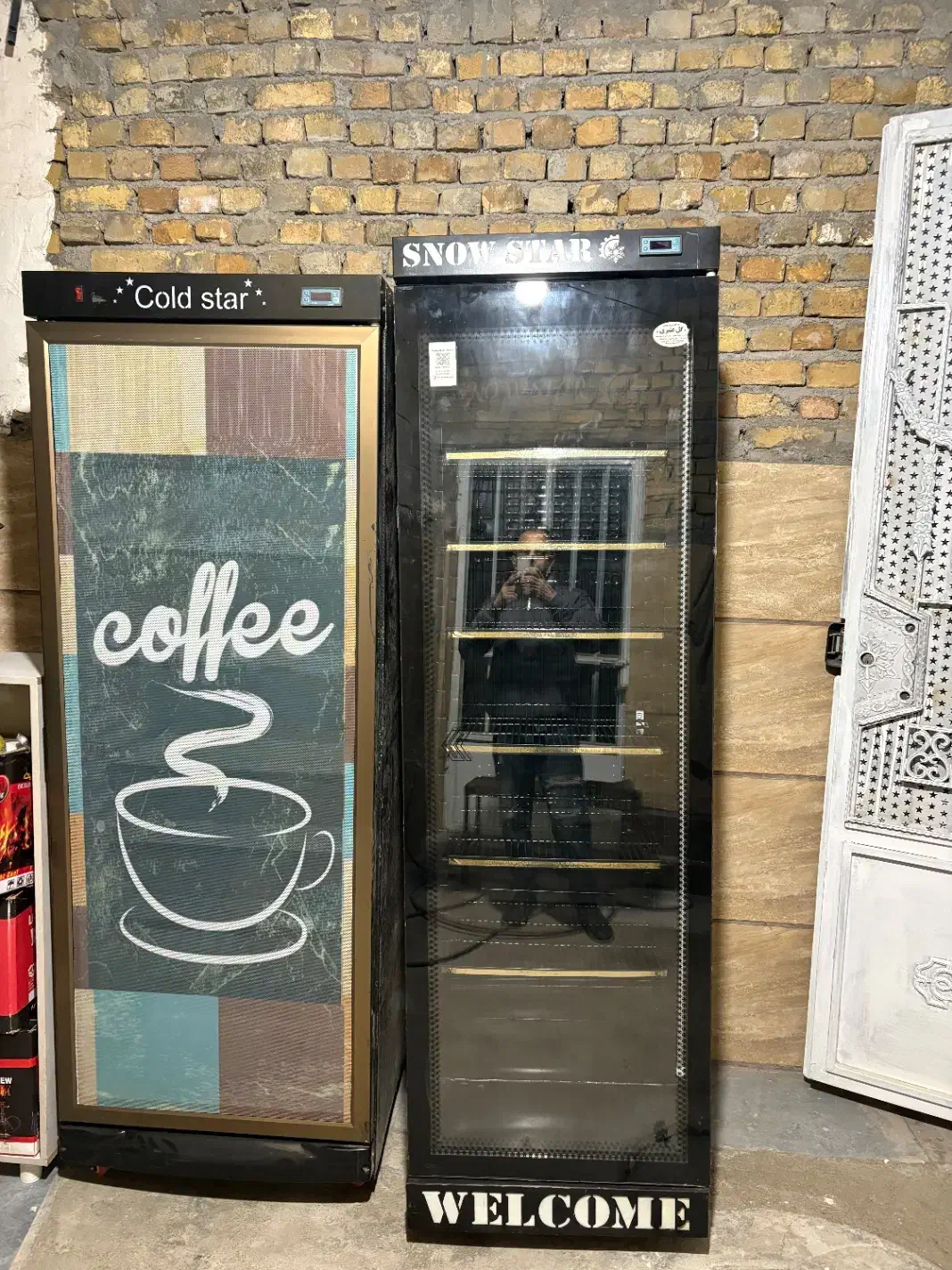 یخچال فریزر بستنی ایستاده و یخچال سوپری ایستاده|فروشگاه و مغازه|همدان, |دیوار