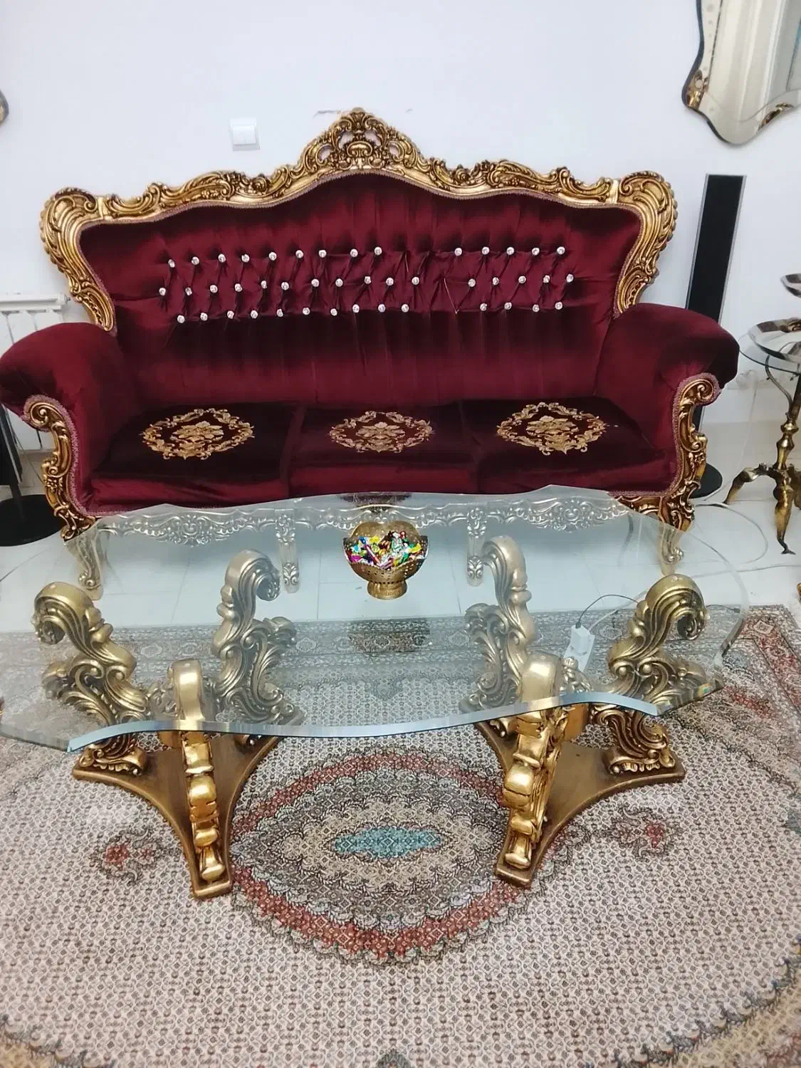 مبل و میز ناهارخوری ست و در حد نو|مبلمان خانگی و میز عسلی|ساری, |دیوار