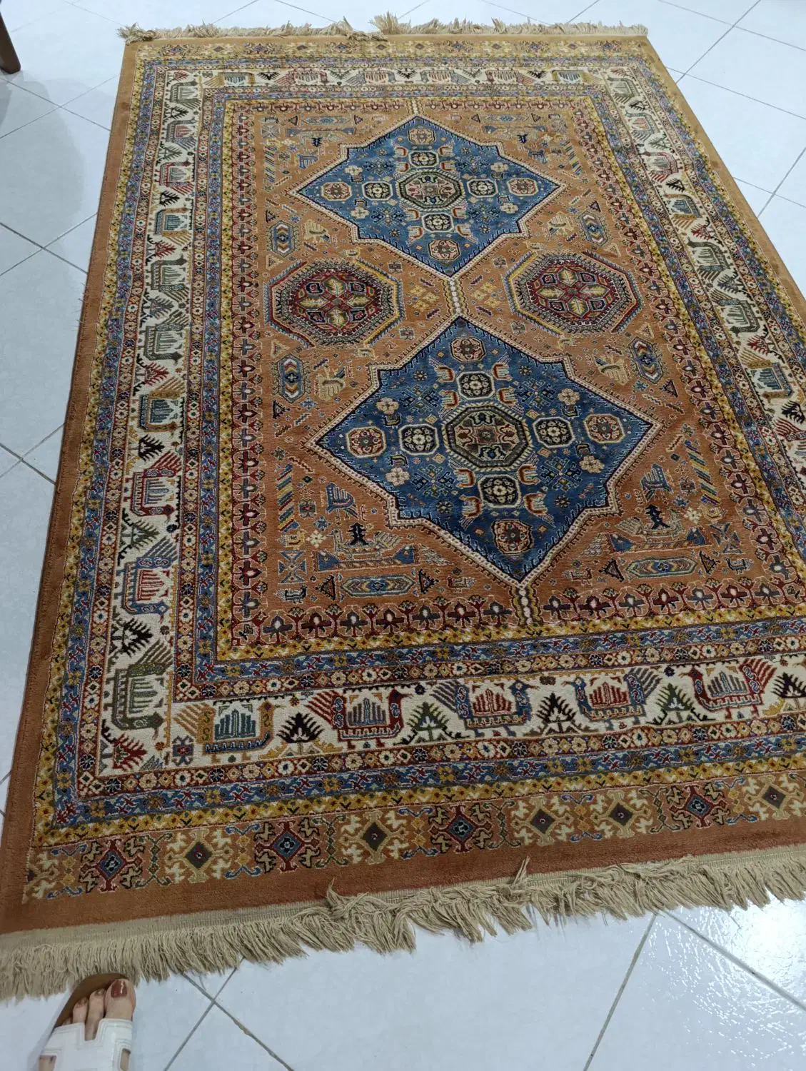 فرش بدون زدگی در سه سایز ۶ و ۴ و ۲|فرش|بندر انزلی, امامزاده|دیوار