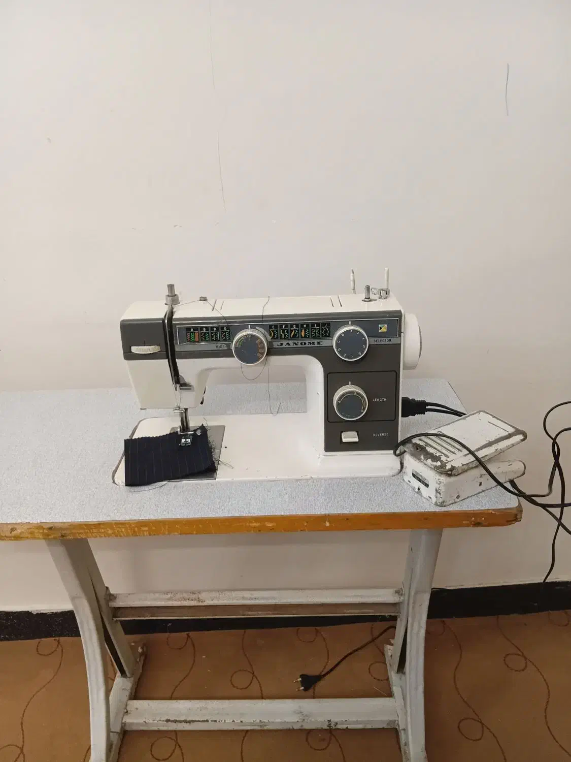 JANOME چرخ خیاطی|چرخ خیاطی و ریسندگی|سیلوانه, |دیوار