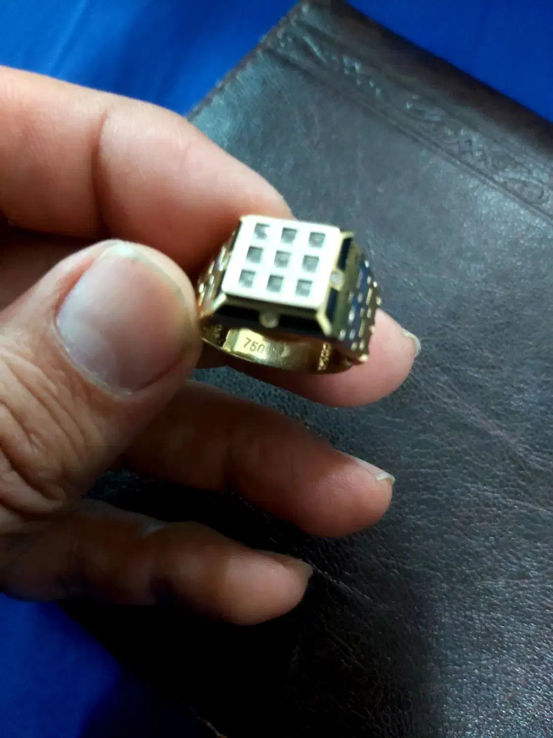 انگشتر طلا مردانه ۱۲ گرم|جواهرات|خرمآباد, |دیوار